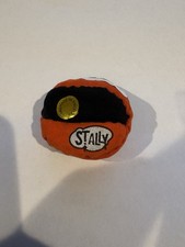 STALLY Footbag Hacky Sack Orange/Black Handmade Pakistan Freestyle NEW