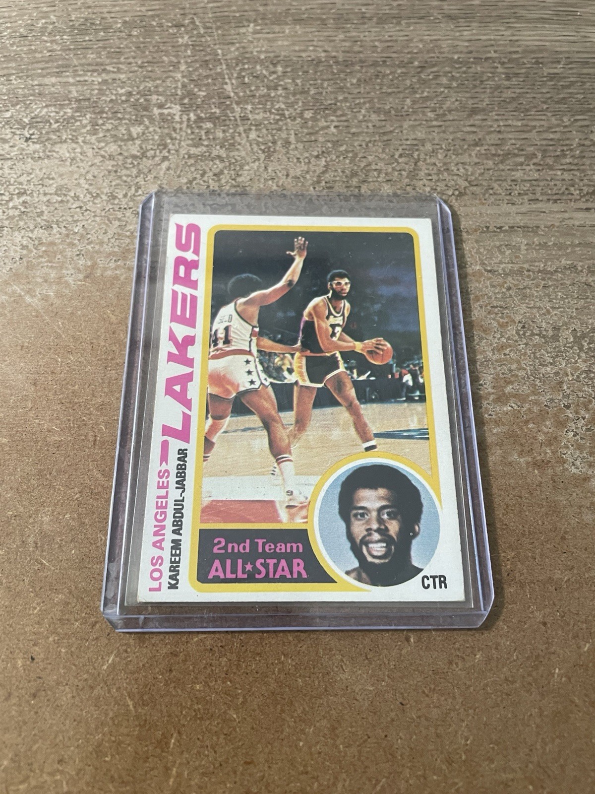 1978-79 TOPPS KAREEM ABDUL-JABBAR CARD #110 LOS ANGELES LAKERS