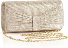 Evening Bag Clutch Purses for Women Wedding Bag Sparkling Party Handbag with Det