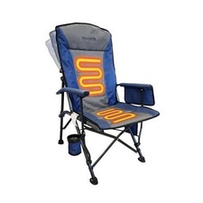Heated Camping Chair  Water-Resistant Heated Outdoor Chair with 3 Heat