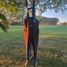 Cabela’s Neoprene 2 Classic Chest Waders Size 9 S With Thinsulate Boots Brown