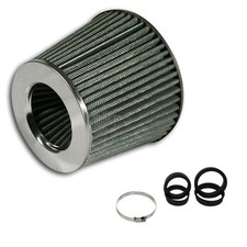Offener Sport Luftfilter Silber Grau universal 60,70,76,84 und 90mm JOM 40321