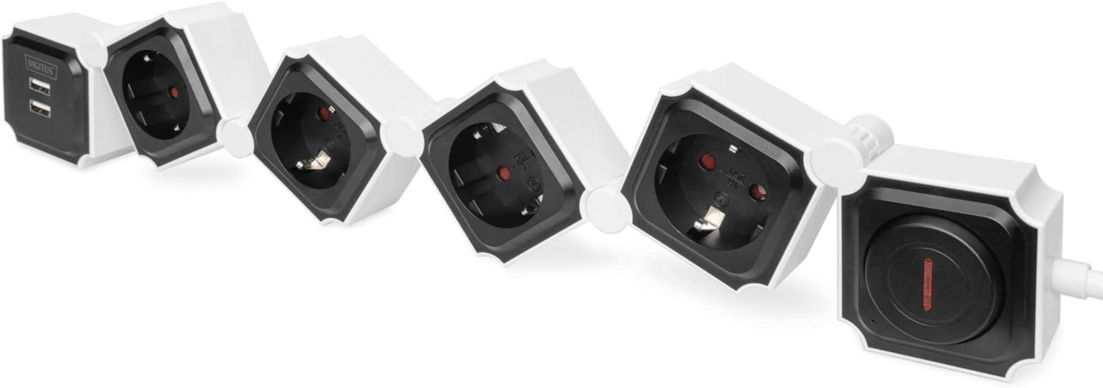 Multipresa Snodabile 4 Posti USB - Massima Sicurezza e Flessibilità