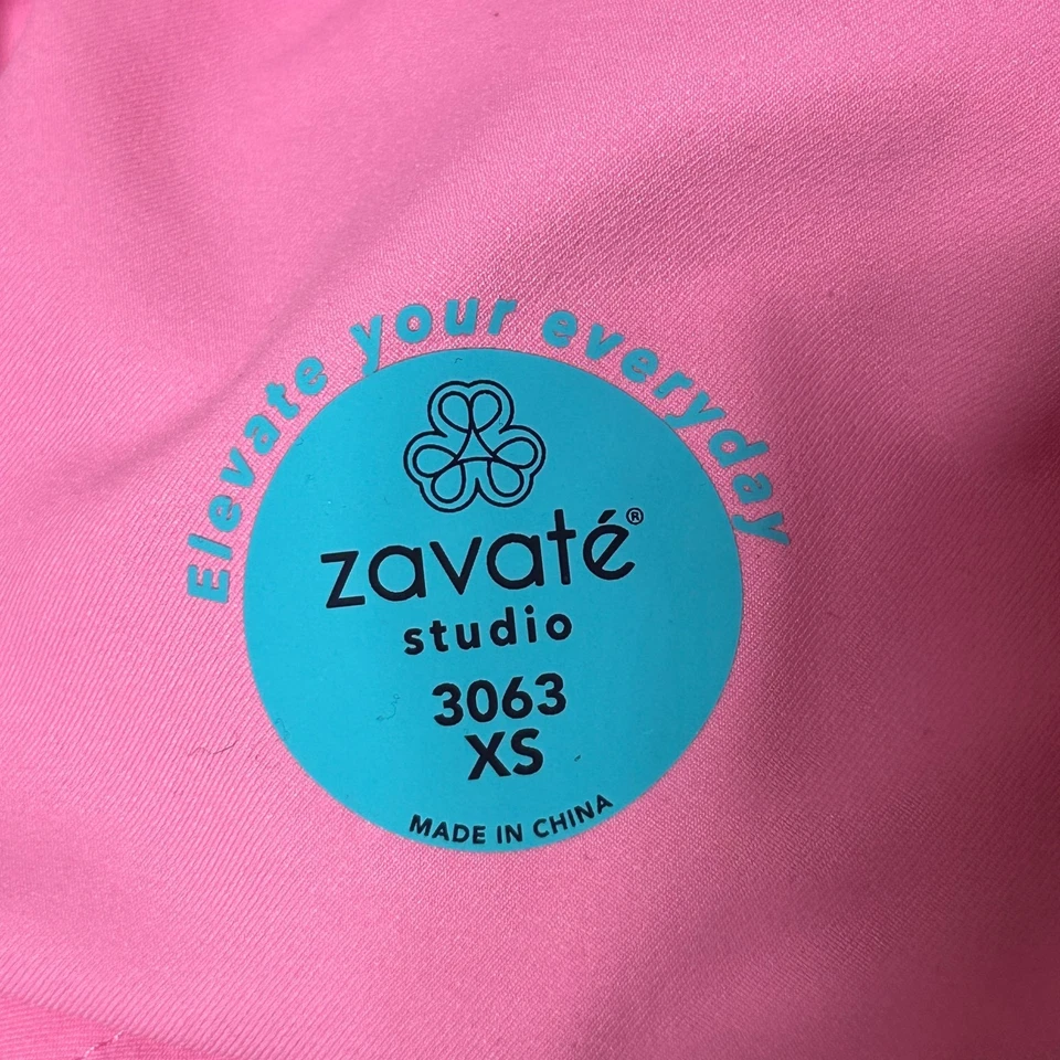 Pantalones Médicos Zavate Studio para Mujer XS Rosa Carga Cordón Elástico Cintura Bolsillo Foto 2 de 4