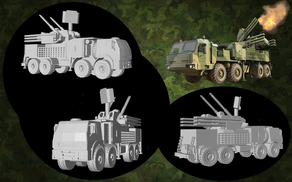 Kit maqueta para montar y pintar - Vehículo militar .  Pántsir-S1 AA . 1/72 - Immagine 2 di 4