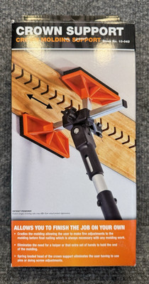 Crown Molding Support Holder Tool #10-043 New Open Box Adjustable Install Aid