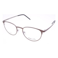 Retro&Co Eyeglasses Frames Men Woman Brown Round Full-Rim KT2090 3003 Titan