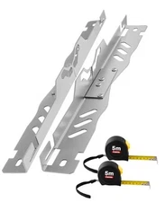 Heavy Duty Wheel Alignment Tool Kit, Toe Alignment Tool Silver, Thickened Plate