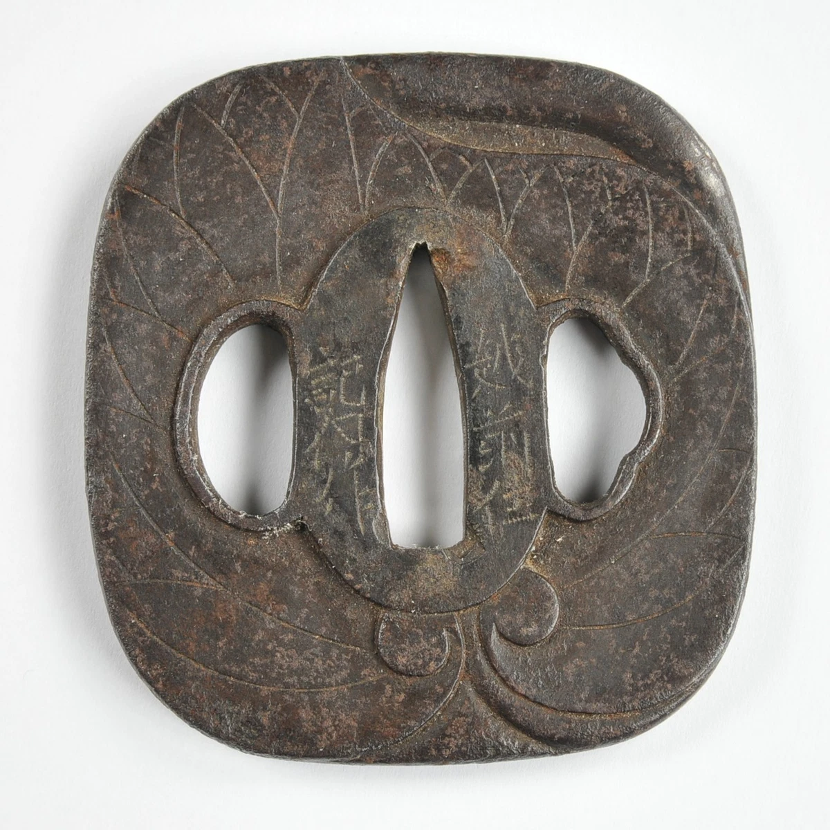Iron 主1850-1899 年日本刀镡| eBay