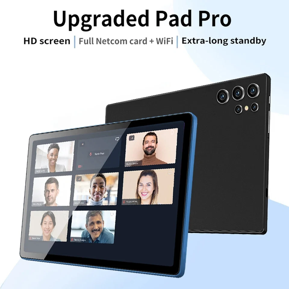 2025 Ultra Slim 10.1'' Android Tablet Octa Core 6GB+128GB Dual 4G LTE WiFi Gift - Image 2 of 4