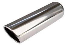 Stainless Steel Polished Tip Rolled Angle - 3 Inlet - 3.5 Outlet - 12 Long