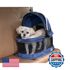 Pet Gear View 360 Pet Carrier  Car Seat for Small Dogs  Cats, Midnight River