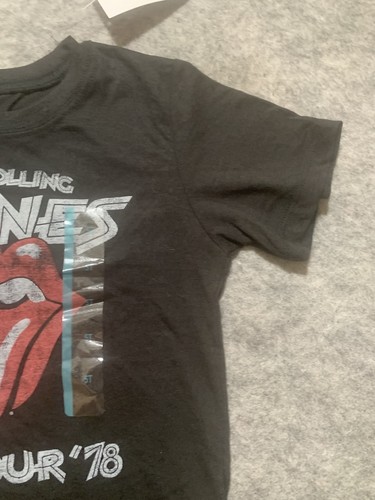 The Rolling Stones Kleinkind Kurzarm Rundhalsausschnitt T-Shirt 5T Neu mit Etikett 0841 - Bild 5 von 11