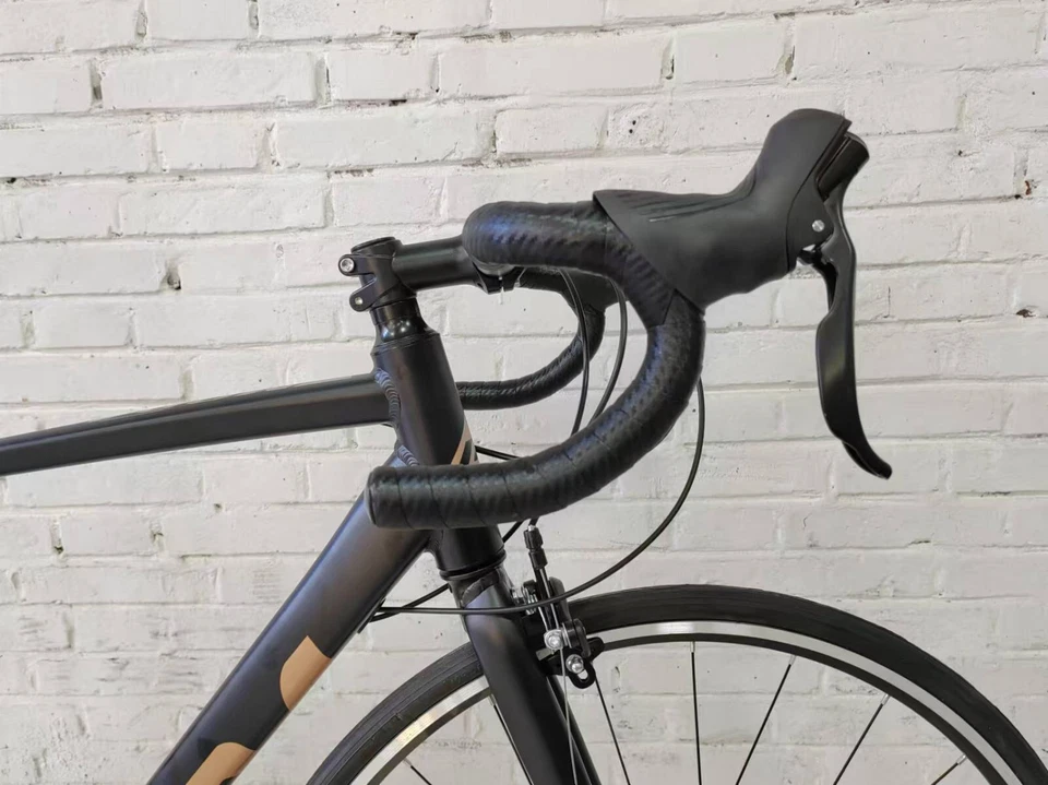 NeuRennrad Speedbike Strassenrad  50 54 58 Alu sehr leicht 700C  schwarz - Bild 2 von 4