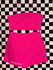 Shein two piece Skort and crop top Set size small