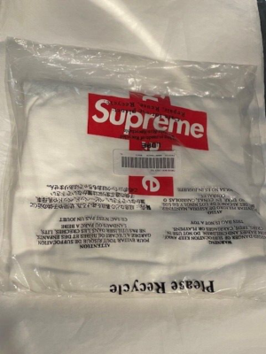 Supreme Cross Box Logo Tee size XL White T Shirt FW20 BOGO