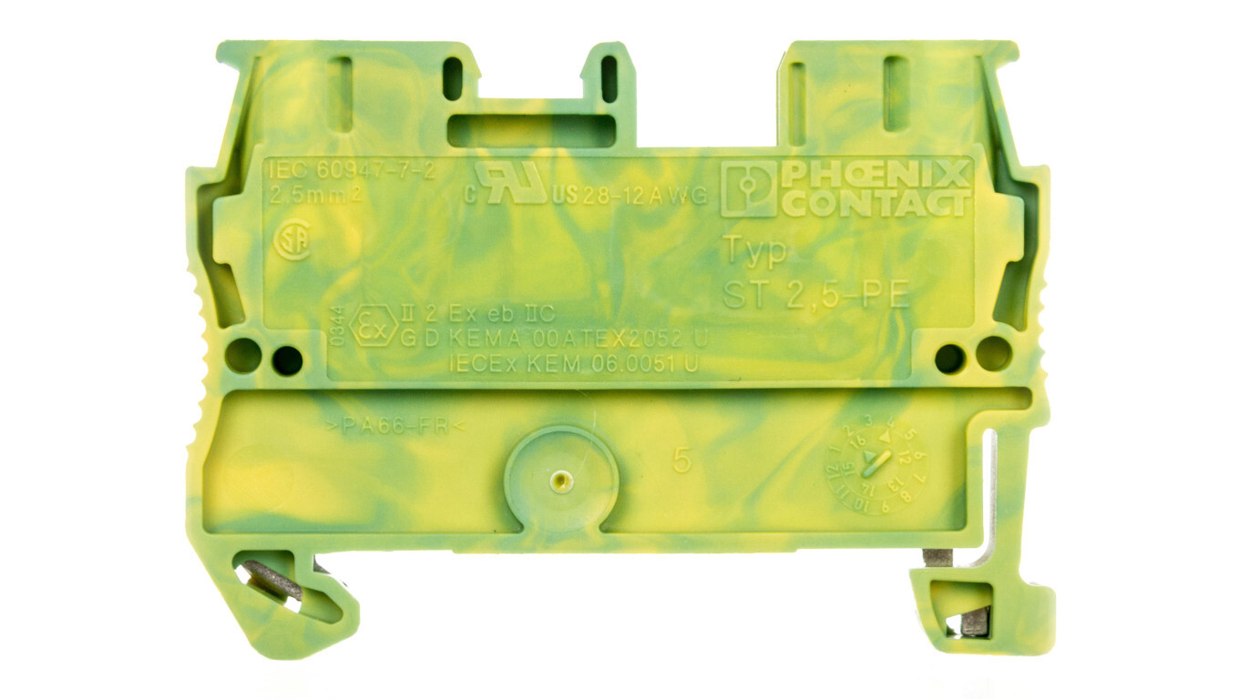 Protective conductor connector ST 2.5-PE /T2UK