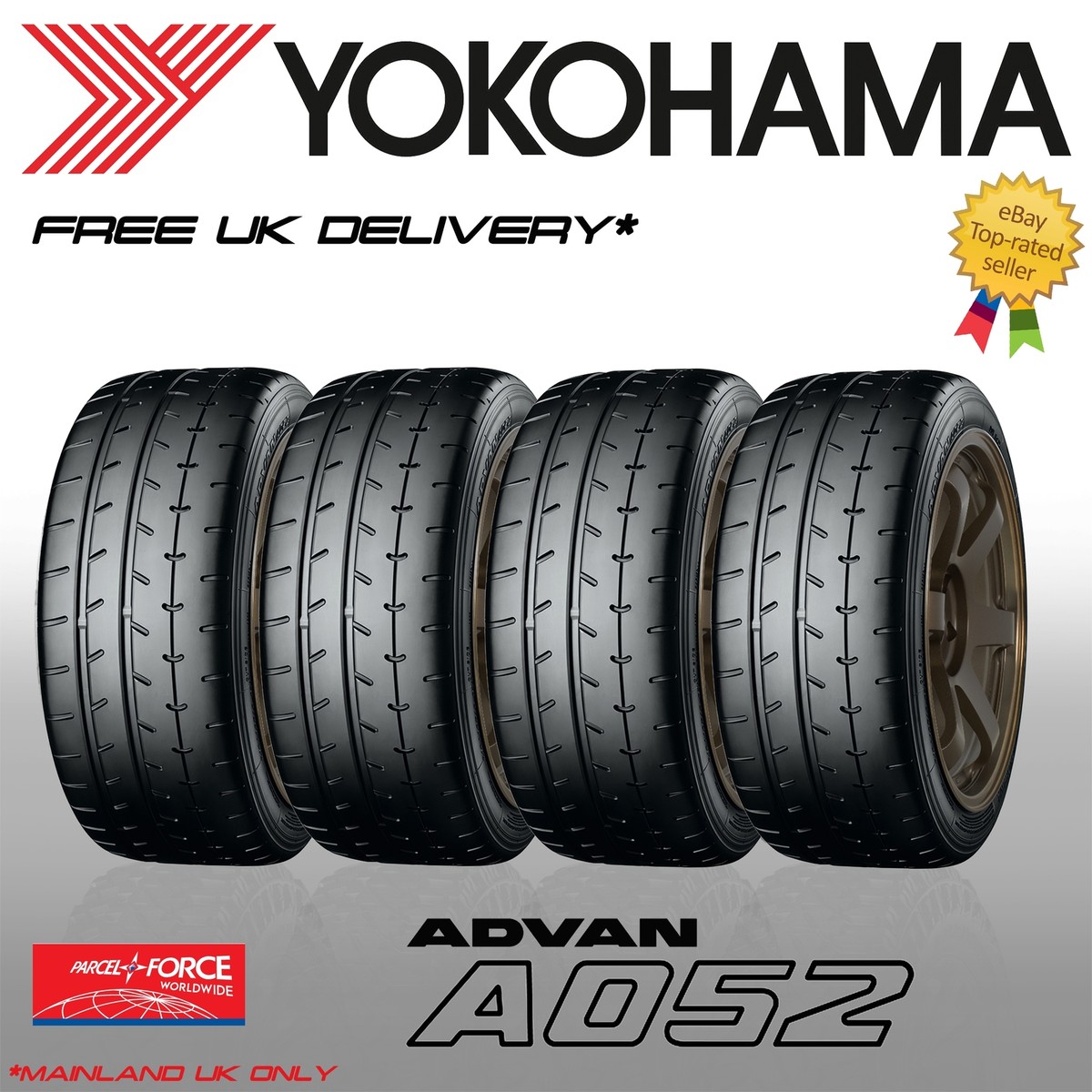 4 x 195 50 R16 88W 1955016 YOKOHAMA Track Race Road Advan A052