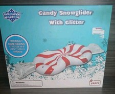Brand NEW Candy Snowglider Inflatable Winter Sled for 2 Riders Snow Tube