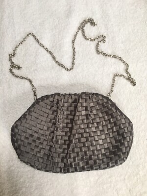 Elegante Vivian Ray Clutch Abendtasche Party Event  grau / silber