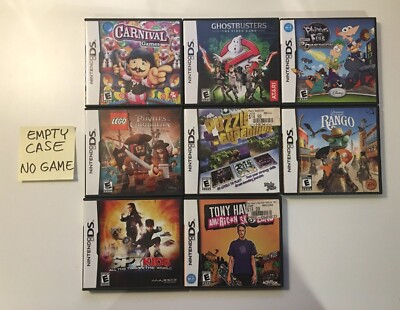 Nintendo DS Boxes & Manuals [No Games Included] You Pick - Free Sticker
