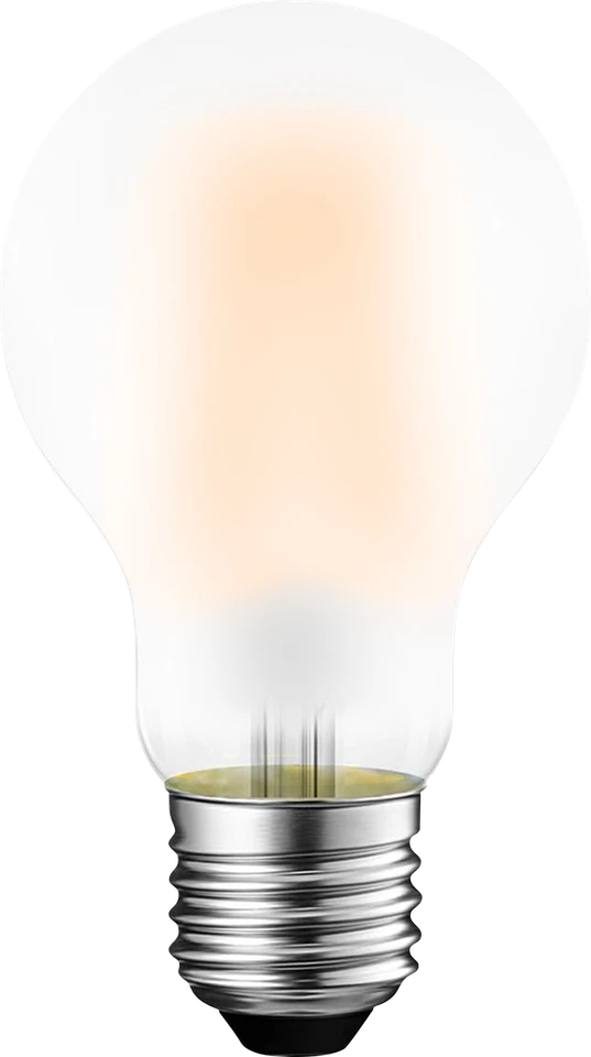 A19 LED Dimmable Edison Bulb E26 8W 5000K Daylight White A60 Filament Light Bulb - Image 3 of 4