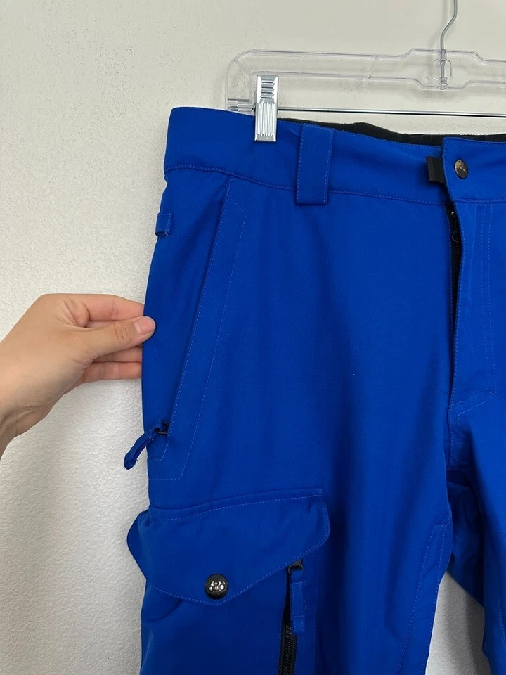 686 Rover брюки infiDRY водонепроницаемый сноуборда брюки кобальт синий вентиляционный мужской средний - Изображение 4 из 4