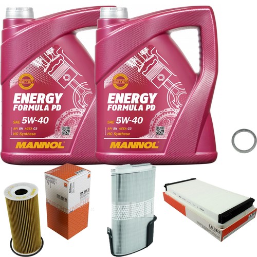 MAHLE Inspektionspaket 10 L MANNOL Energy Formula PD 5W-40 für Porsche Boxster