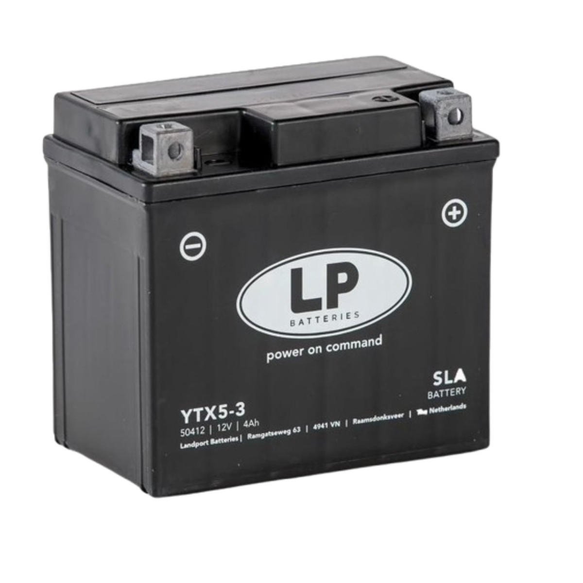 Batterie de rechange YTX5L-BS pour scooter 50cc et quad de loisir prête à poser