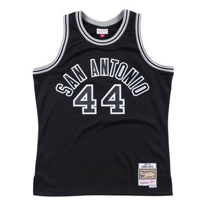 San Antonio Spurs George Gervin Mitchell Ness Black NBA ...