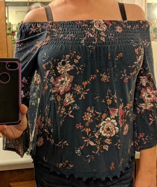 luq julliet crochet knit top