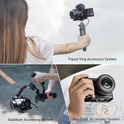 SmallRig ZV-E10 II Cage Kit For Sony ZV-E10 II With Cable Clamp For HDMI, Built-in Quick Release Plate For Arca, Cold Shoe And 3/8''-16 Threaded Holes, Full Access, Certified Sustainable