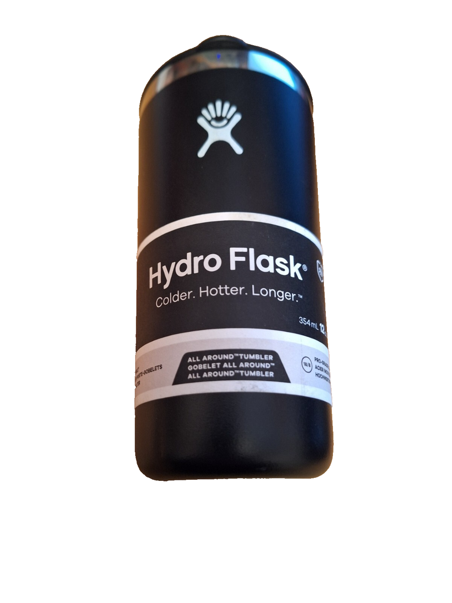Hydro Flask Insulated Tumbler 888-58 12oz Black - NEW - | eBay UK