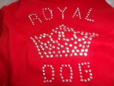 Lightweight  Red ROYAL DOG T- Shirt Knit XXS  Paws n Claws puppy new 
