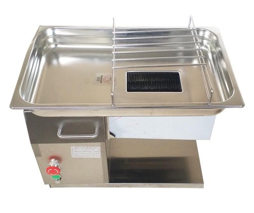 QH Meat Slicer with 5mm Blade Stainless Steel Meat Cutting Machine 500kg/h - Picture 3 of 12