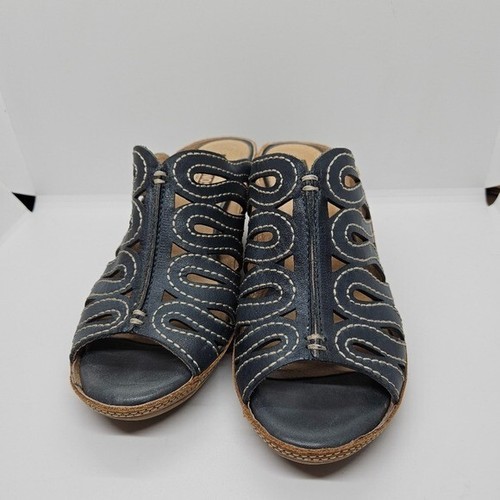 Pikolinos Leder Capri Keilsandaletten dunkelblau EU 37 US 6,5-7 - Bild 2 von 11