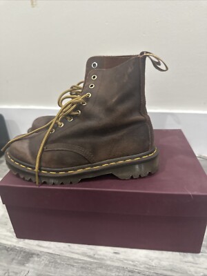 Doc Martens Made In England Was Commander Mid Brown Size 6 Used | eBay
