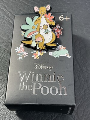 A Loungefly Winnie The Pooh Flower Mushroom Blind Box Enamel Pin - KANGA & ROO
