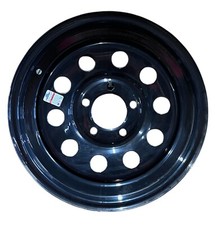 15 Inch 5 Lug Black Mod Steel Trailer Wheel Qty 1
