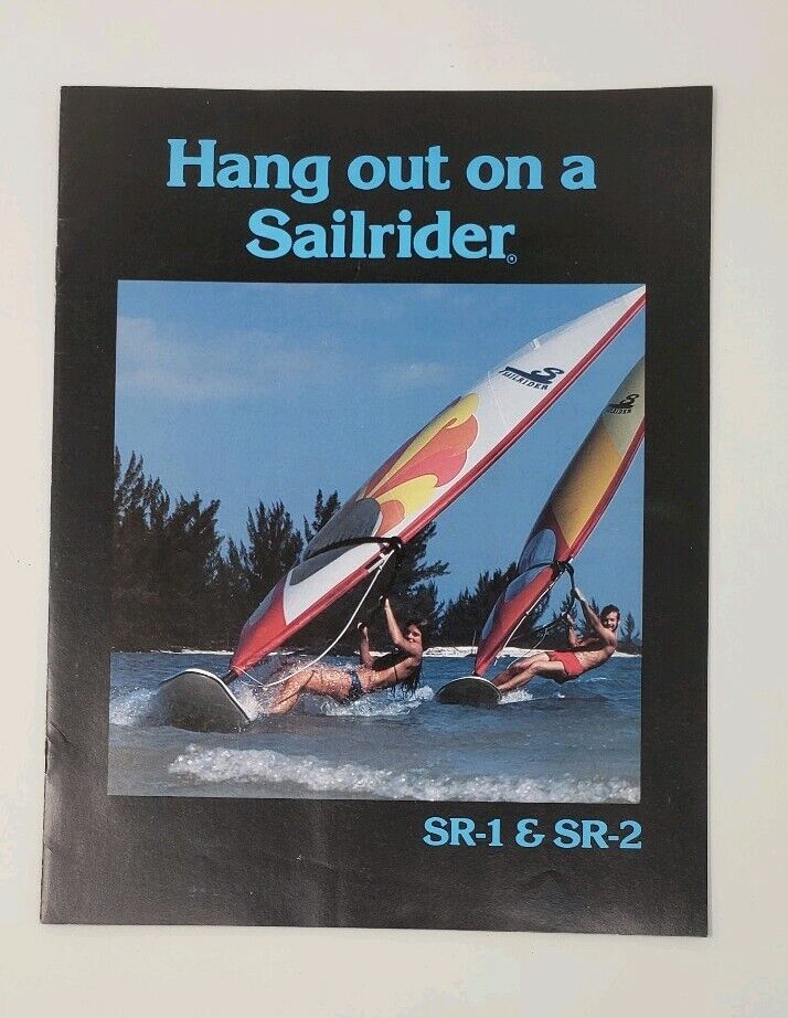 1981 Sailrider Recommendation Vintage Winsurfing Brochure Free shipping anywhere in the nation SR-1 -Early - & SR-2