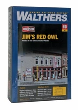 JIMS RED OWL - LOCAL GROCERY STORE - HO Scale KIT 933-3472- NEW
