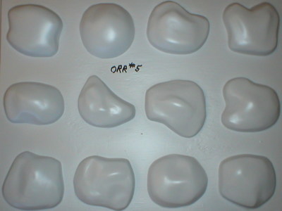 12 River Rock Molds #OOR-05 to Make 100s of Concrete Stones for Walls, Fast Ship