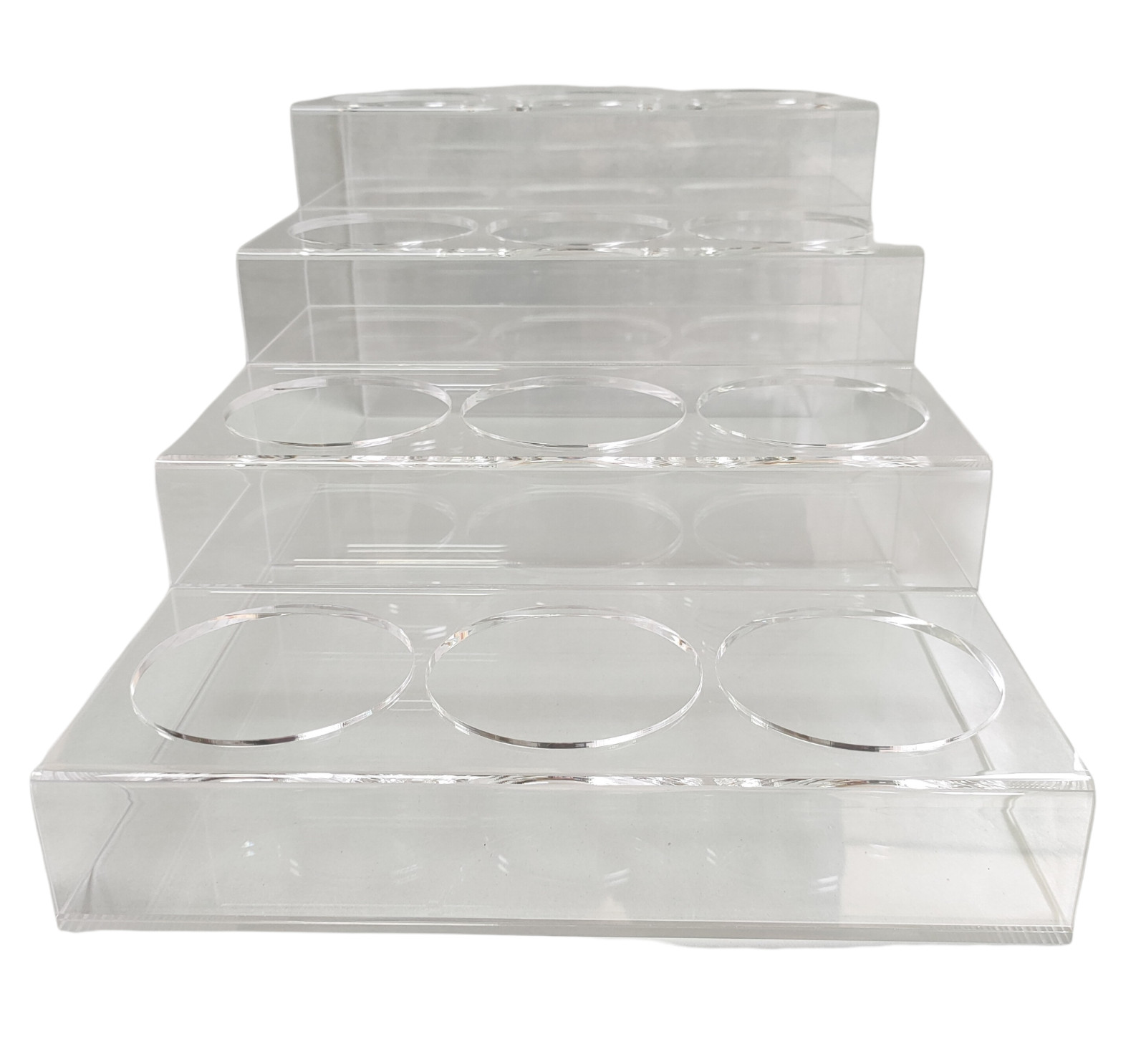 rattleware 12 Bottle Rack, Acrylic, 12"x20"x8.25", 86212