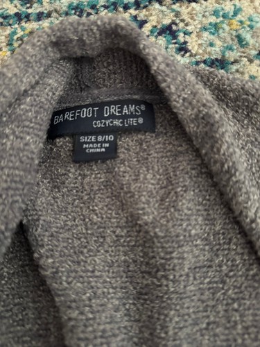 Barefoot Dreams CozyChic Lite Girl's Calypso Wrap Size 8/10 - Picture 4 of 7