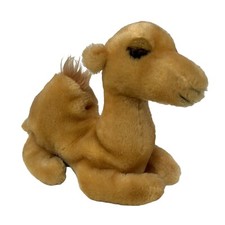 Vintage Dakin Gold Camel Plush Ground Nutshell Stuffed Animal Toy 1978 Korea 8"