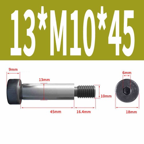 Shoulder Screws Allen Bolt Thread Socket Head High Tensile 12.9 M5 M6- M16 Steel - Picture 107 of 166
