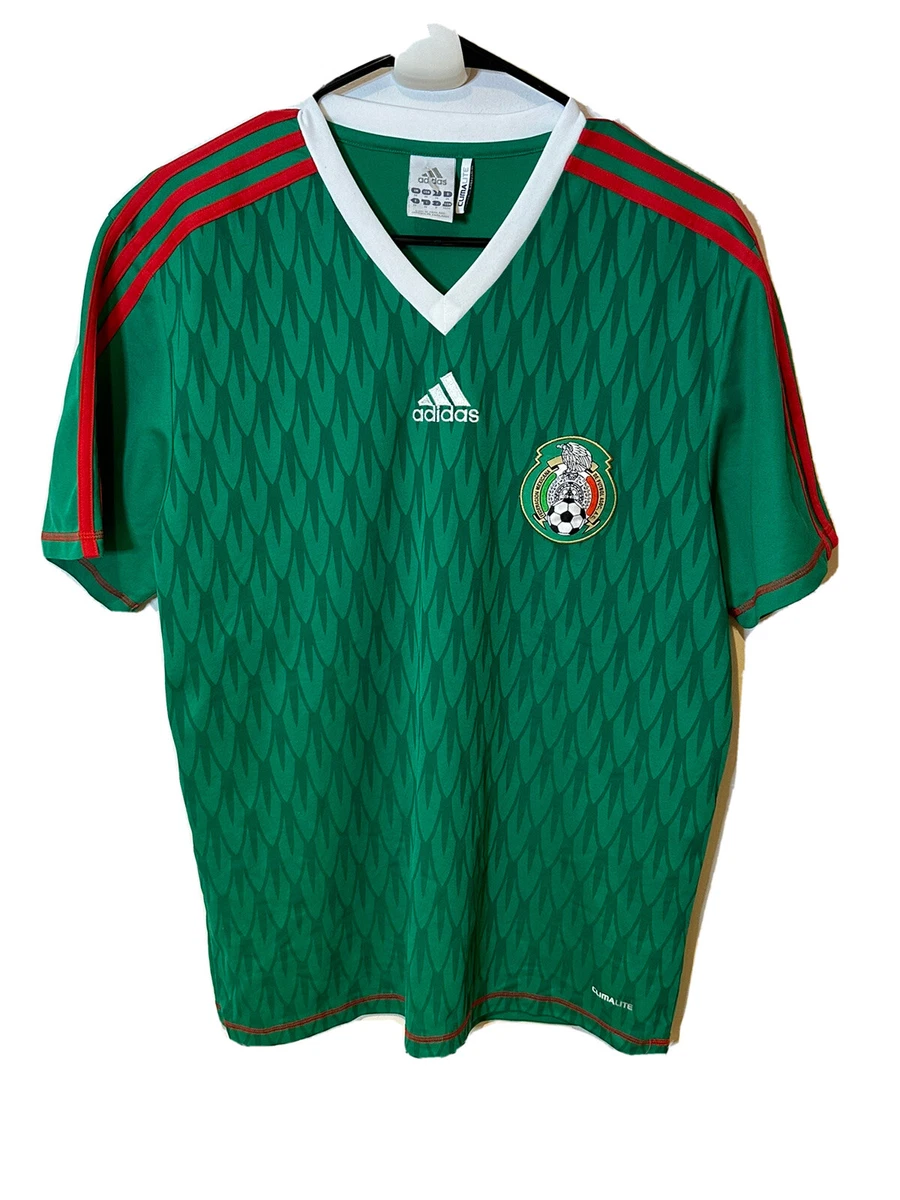 2009 2010 Adidas Mexico Soccer Futbol Jersey Cuauht moc Blanco M