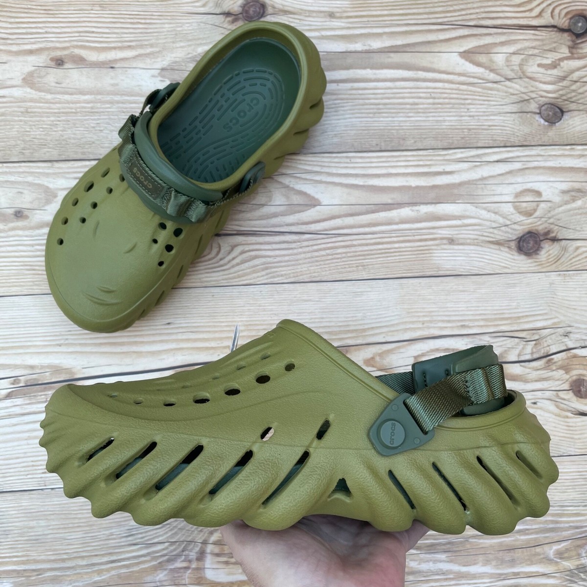 Crocs Echo Clog Green Select-a-Size