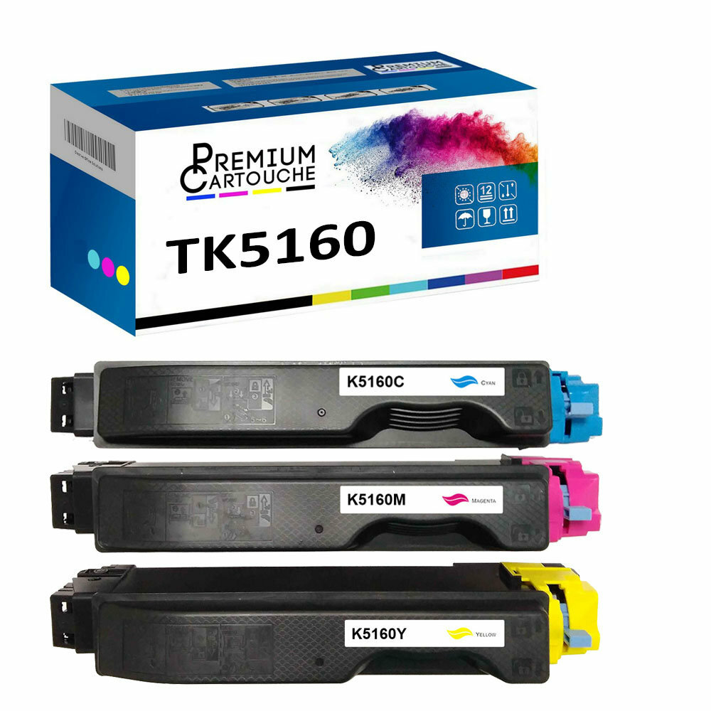 Cartouche toner TK5160 compatible Kyocera de qualité premium pour graphisme précis