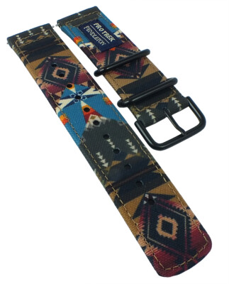 Casio Pro Trek Ersatzband 23mm Textil Muster PRG-601PE-5 Easy Click gleichlaufen